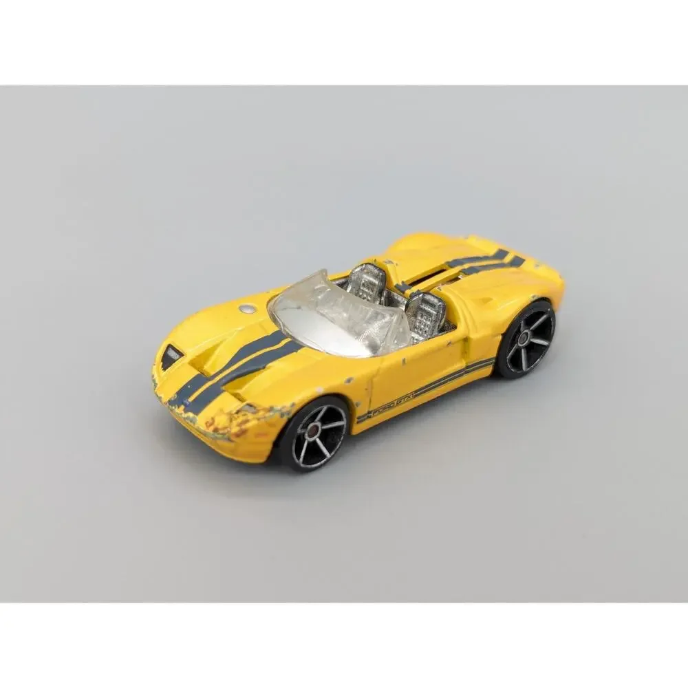 Mattel Hot Wheels Ford GTX-1 Yellow 2007 First Editions 1:64 Car